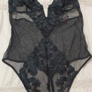 Victoria's Secret Unlined Floral Teddy